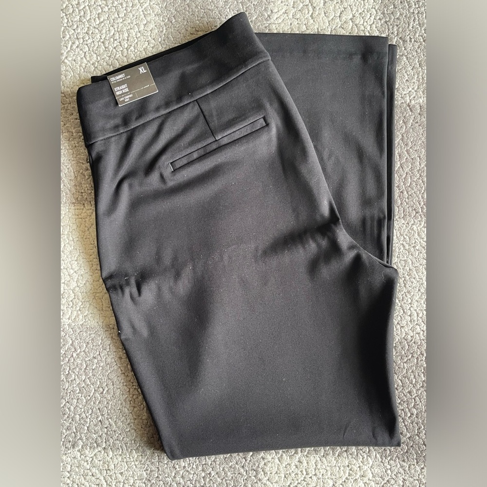 Express columnist straight high rise pant